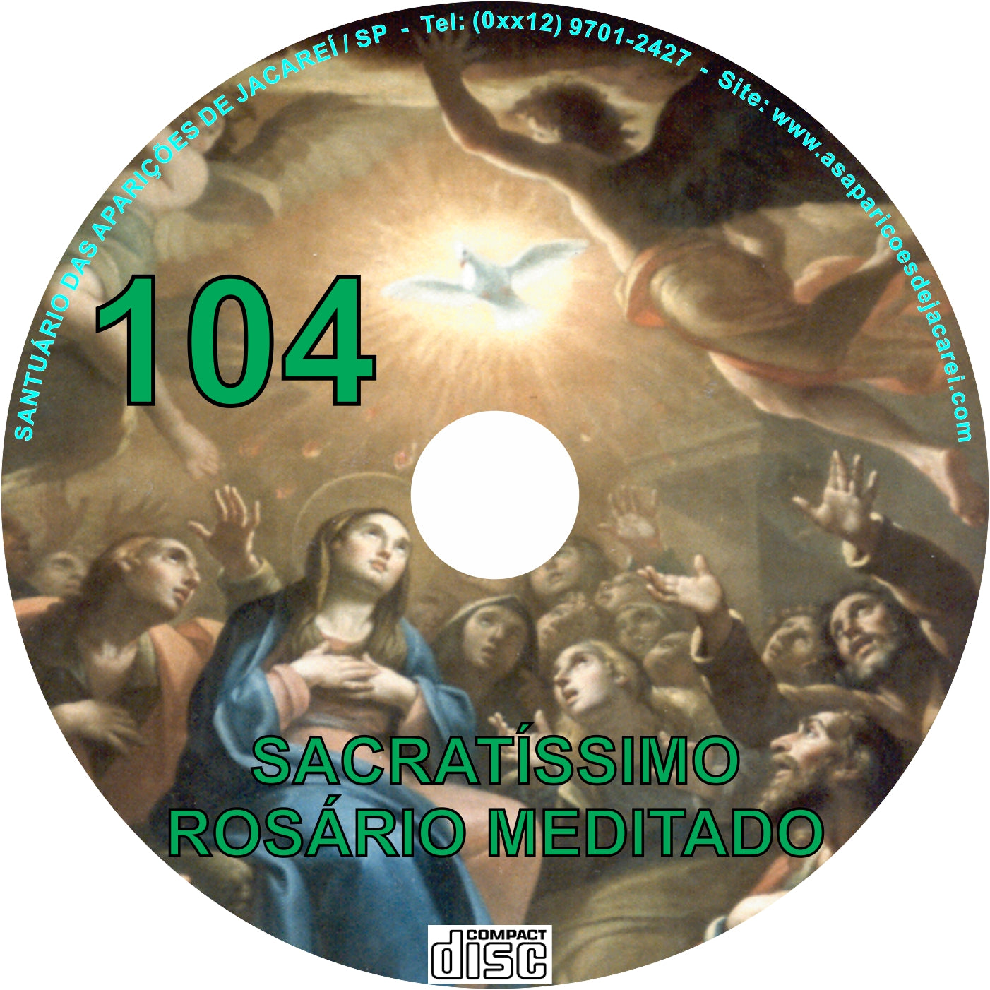 CD Rosário Meditado 104 CD Rosário Meditado 104